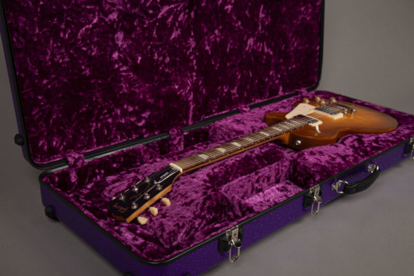 purple guitar case